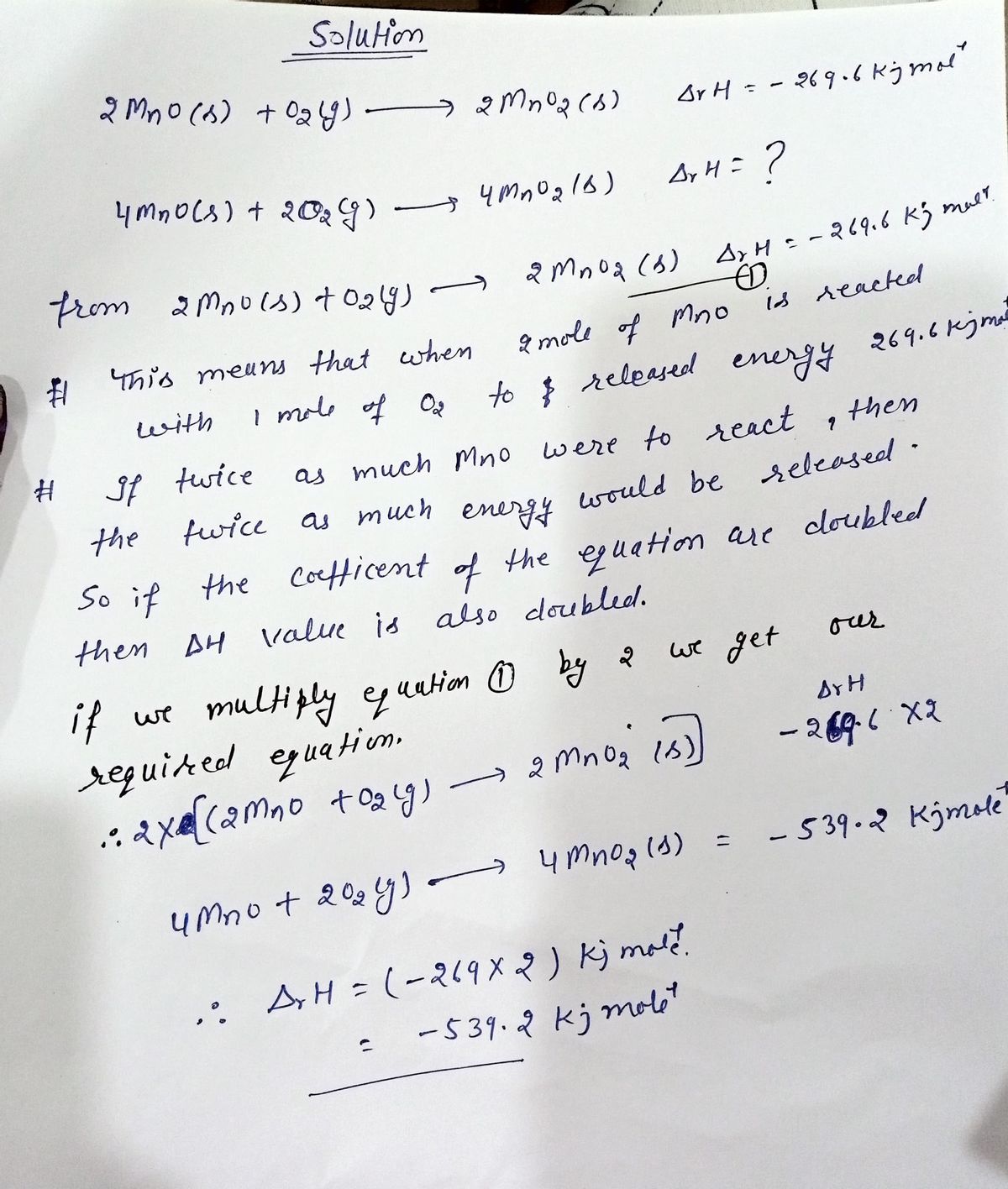 Chemistry homework question answer, step 1, image 1